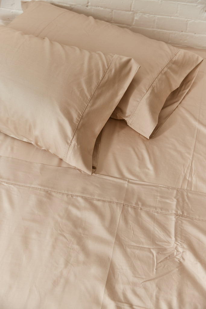 Organic Cotton Fitted and Flat Sheet Set