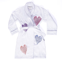 Kids hearts robe